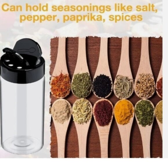 Lightweight 39-Pack Clear Spice Jars - Shatterproof 3.5oz Containers with Lids - Picture 5 of 6